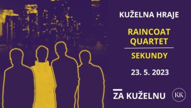 Kuželna hraje: Raincoat Quartet + Sekundy